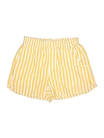 Madewell Pull-On Shorts in Striped Signature Poplin (view 1)