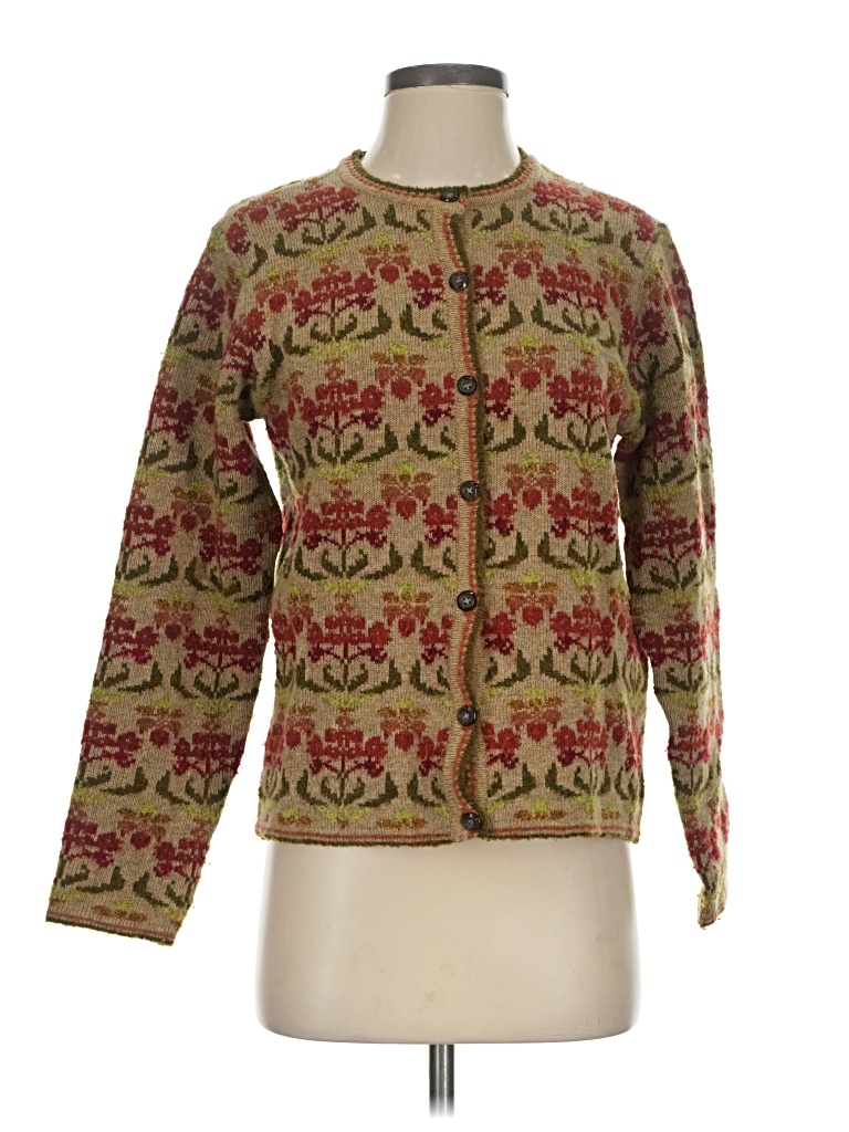 Pre-owned Talbots Cardigan Sweater In Brown
