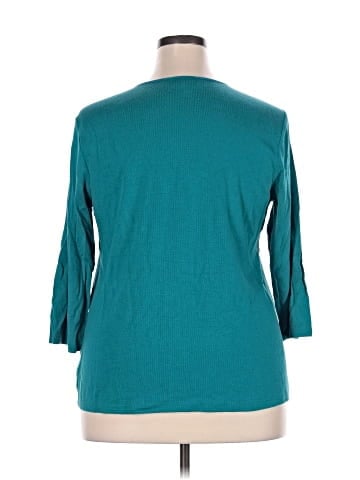 JM Collection 3/4 Sleeve T-Shirt (view 2)