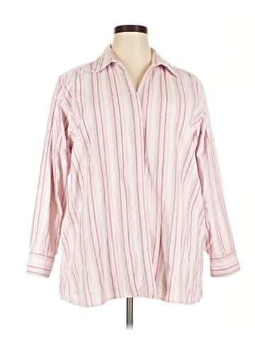 DressBarn Long Sleeve Button-Down Shirt (view 1)