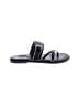 Free People 100% Leather Black Sandals Size 8 - photo 1