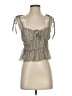 American Eagle Outfitters 100% Polyester Brown Sleeveless Blouse Size XS - photo 1