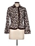 Etcetera Animal Print Brown Jacket Size 6 - photo 1