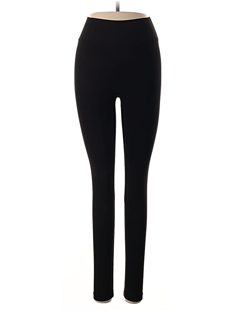 Pre-owned Bandier Active Pants In Black