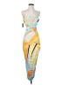 AFRM Graphic Yellow Cocktail Dress Size XS - photo 1
