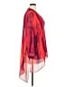 Catherines 100% Polyester Red 3/4 Sleeve Blouse Size 3X - photo 4