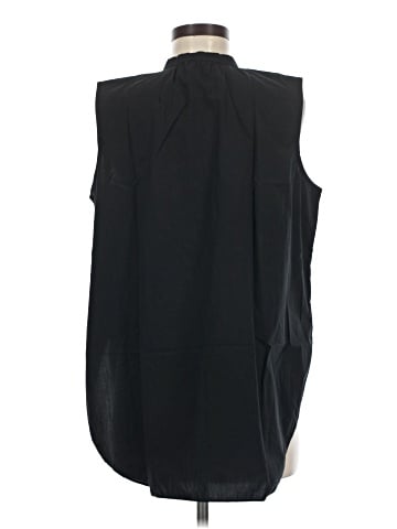 Eileen Fisher Sleeveless Button-Down Shirt (view 2)
