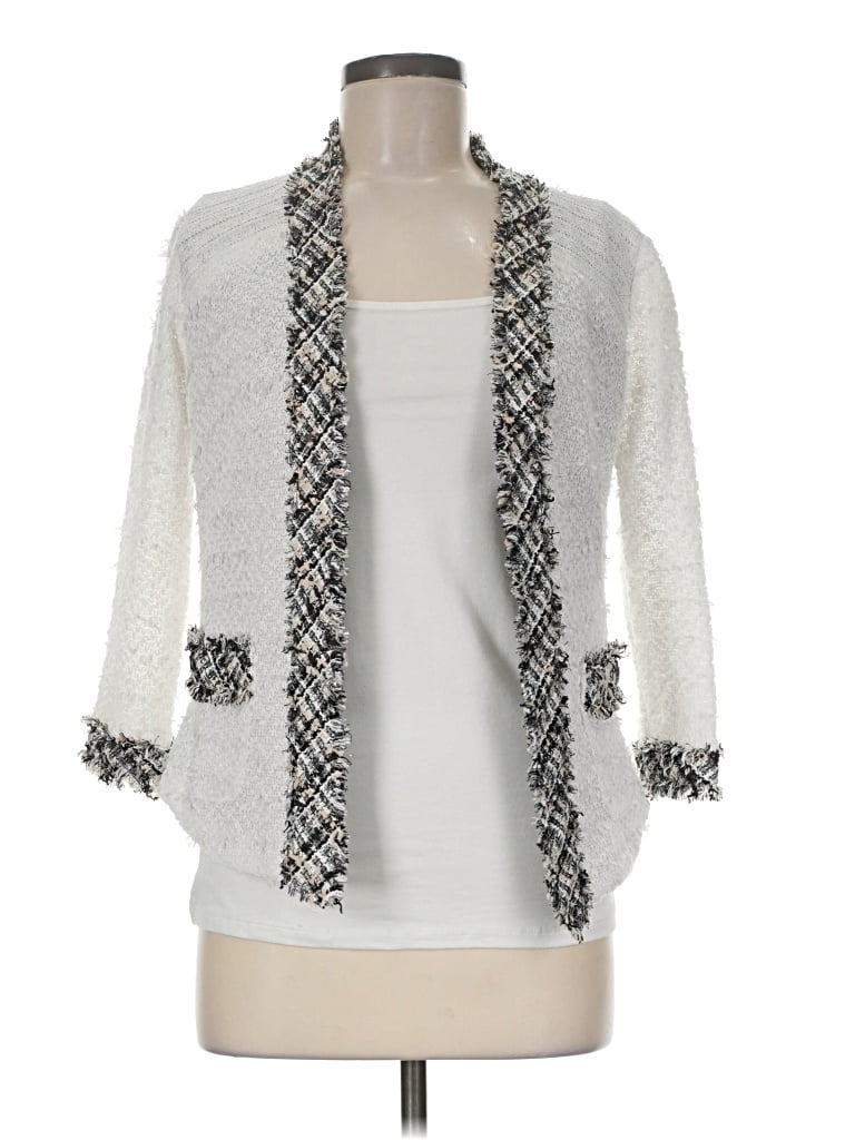 Pre-owned Alberto Makali Blazer Jacket In Ivory