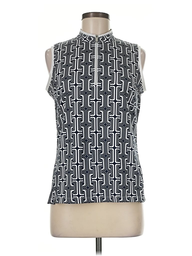 Pre-owned Tail Sleeveless Blouse In Blue