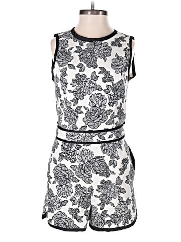 Line & Dot Romper (view 1)
