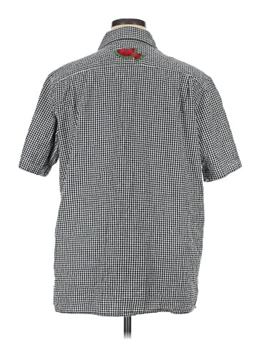 Quacker Factory Short Sleeve Button-Down Shirt (view 2)