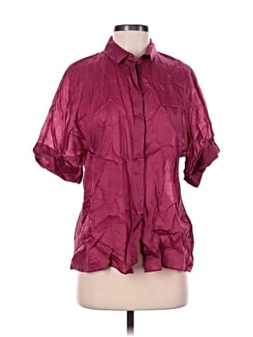 Lafayette 148 New York Short Sleeve Blouse (view 1)
