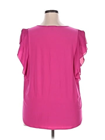 Roz & Ali Short Sleeve Blouse (view 2)
