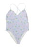 J.Crew Print White One Piece Swimsuit Size 12 - photo 1