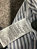 Old Navy 100% Cotton Stripes Blue Long Sleeve Button-Down Shirt Size 14 - photo 8