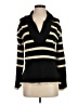 Ellen Tracy Stripes Black Pullover Sweater Size XS - photo 1
