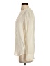 Theory 100% Silk Ivory Long Sleeve Silk Top Size S - photo 5
