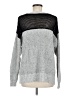 Sparkle & Fade Color Block Gray Pullover Sweater Size M - photo 2
