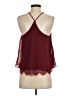Soprano 100% Polyester Burgundy Sleeveless Blouse Size S - photo 2