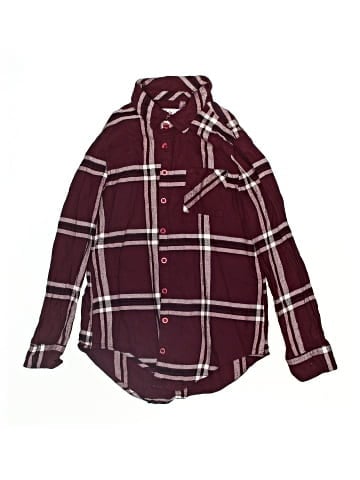 Justice Long Sleeve Button-Down Shirt (view 1)