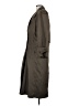 Gallery 100% Nylon Green Trenchcoat Size 8 - photo 5