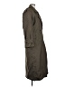 Gallery 100% Nylon Green Trenchcoat Size 8 - photo 4