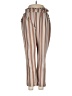 No Comment Stripes Brown Casual Pants Size M - photo 1