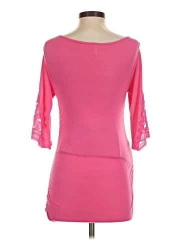 Pink Blush 3/4 Sleeve T-Shirt (view 2)