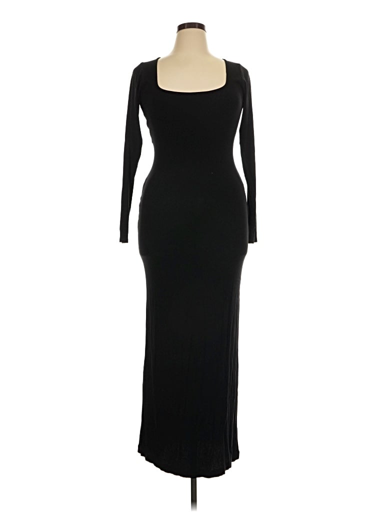 Pre-owned Skims Casual Dress In Black