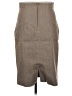 Nicole Miller 100% Polyester Tan Formal Skirt Size 6 - photo 2