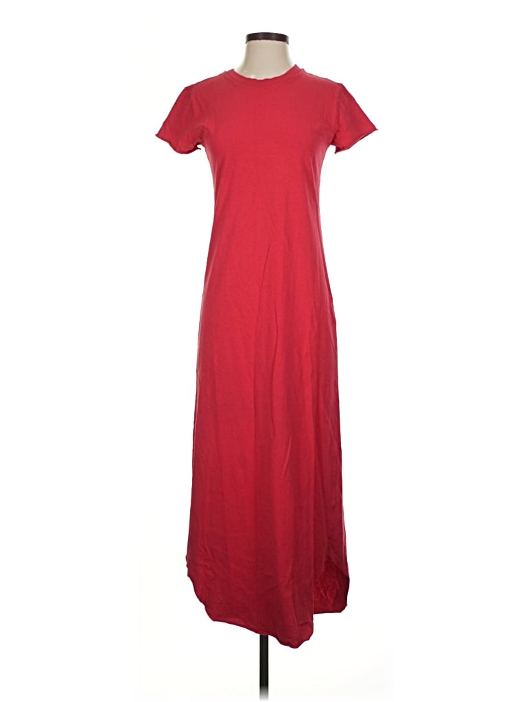 Pre-owned Frank & Eileen Casual Dress In Red