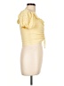 Blāshe Yellow Short Sleeve Top Size L - photo 4