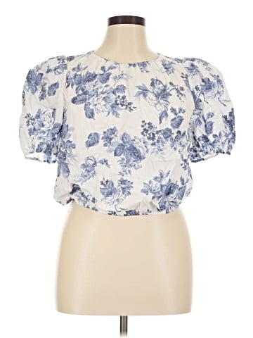 Elie Tahari Short Sleeve Blouse (view 1)