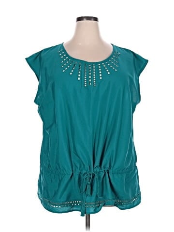 Lane Bryant Short Sleeve Blouse (view 1)