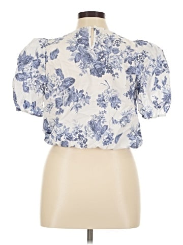Elie Tahari Short Sleeve Blouse (view 2)