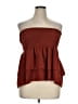 Unbranded 100% Polyester Red Orange Tube Top Size XL - photo 1