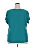 Cato Teal Short Sleeve Blouse Size 22 - photo 2