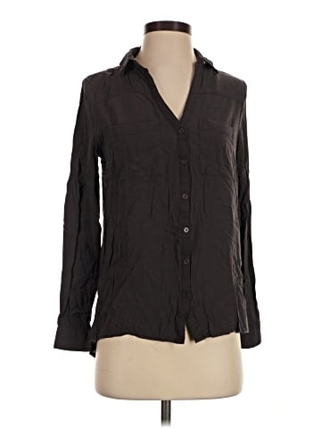 Amisu Long Sleeve Button-Down Shirt (view 1)