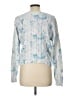 LoveShackFancy 100% Cotton Tie-dye Blue Pullover Sweater Size L - photo 2