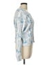LoveShackFancy 100% Cotton Tie-dye Blue Pullover Sweater Size L - photo 4