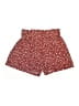 Shein Floral Red Shorts Size 7 - photo 2