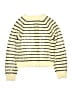 Zara Stripes Yellow Ivory Pullover Sweater Size 13 - 14 - photo 2
