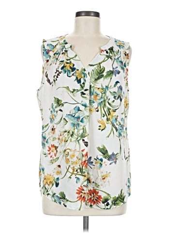 Roz & Ali Sleeveless Blouse (view 1)