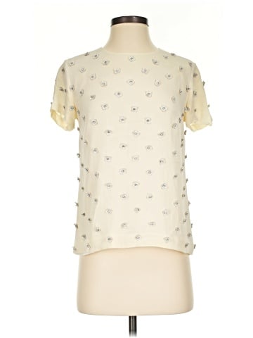 J.Crew Collection Short Sleeve Blouse (view 1)