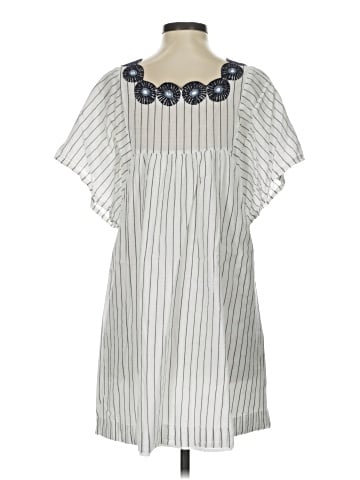 Madewell Embroidered Butterfly Dress in Stripe (view 2)