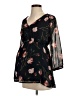 Isabel Maternity 100% Polyester Floral Black Cocktail Dress Size Sm Maternity - photo 1