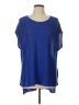 Eileen Fisher 100% Linen Blue Poncho Size L - photo 1