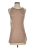 Intimately by Free People 100% Polyester Tan Sleeveless Top Size S - photo 1