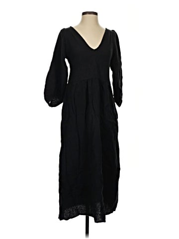 Madewell Lightspun V-Neck Midi Dress (view 1)