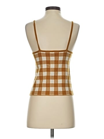 Madewell Gingham Apron Sweater Tank (view 2)
